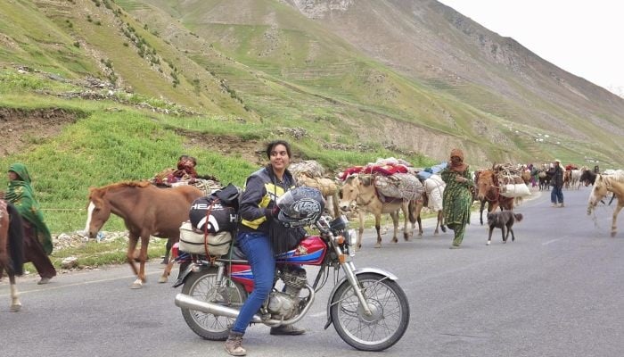 An undated image of Zenith Irfan riding her bike. — Zenith Irfan/Facebook