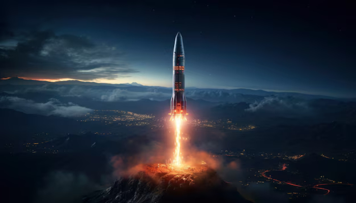 An undated image of a rocket launch. — Freepik