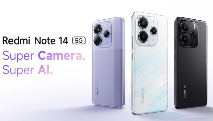 An undated image of Xiaomi Redmi Note 14 5G. — Xiaomi