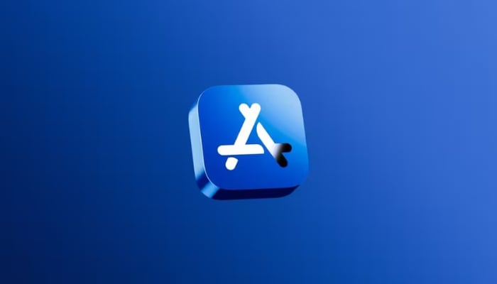 An undated image of Apple App Store logo. — Apple