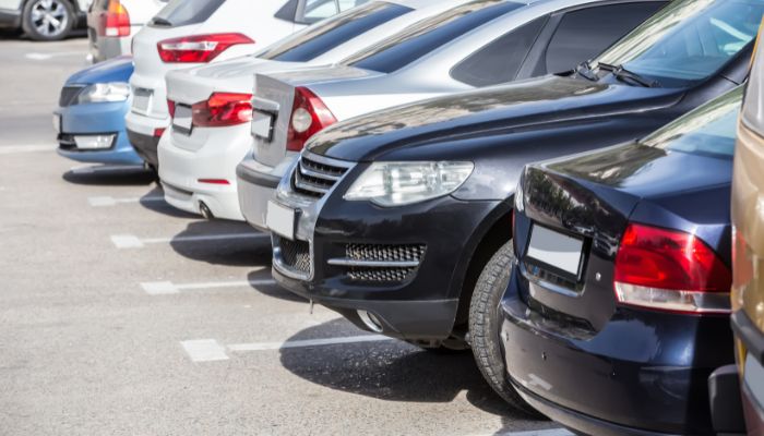 An undated image of cars parked. — Canva