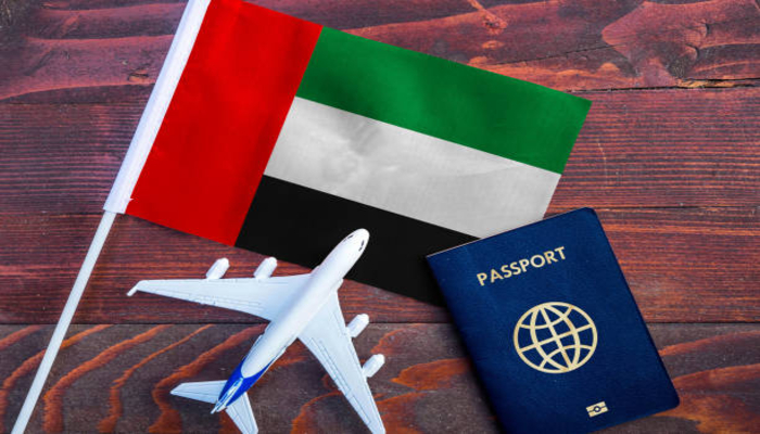 An undated image of UAE visa. — iStock