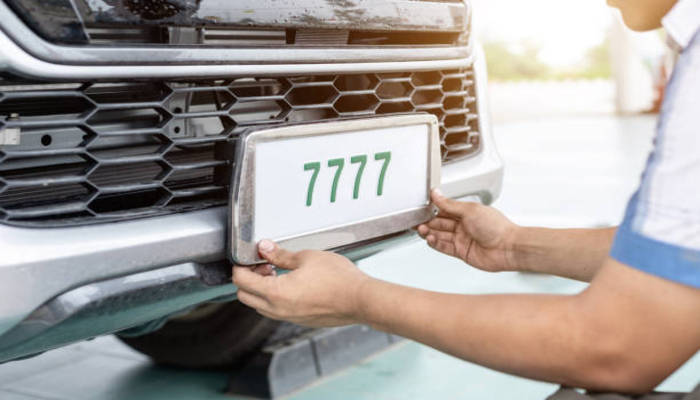 An undated image of a number plate. — iStock