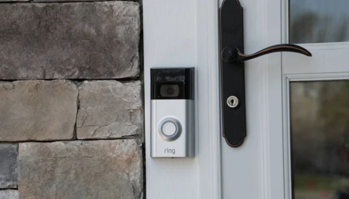 An undated image of a smart doorbell camera. — DepositPhotos
