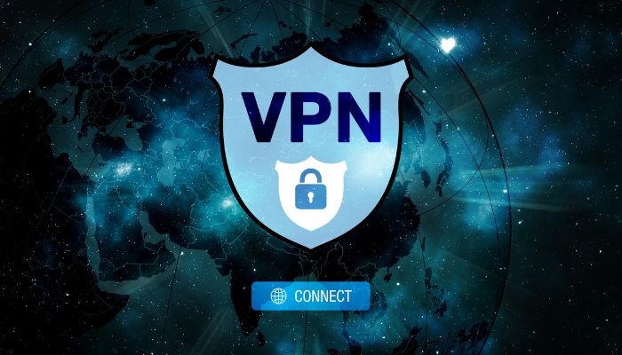 An undated image of a VPN logo. — Canva