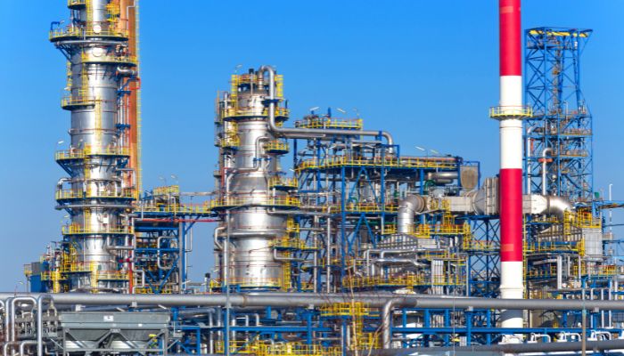 An undated image of an oil and gas plant. — Canva