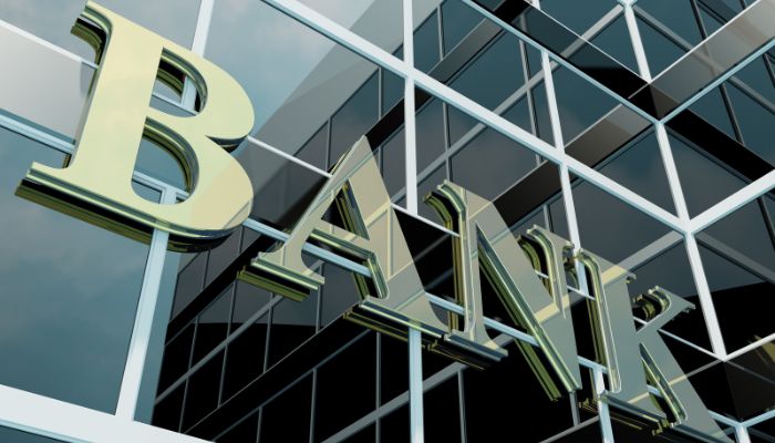 An undated image of a bank. — Canva