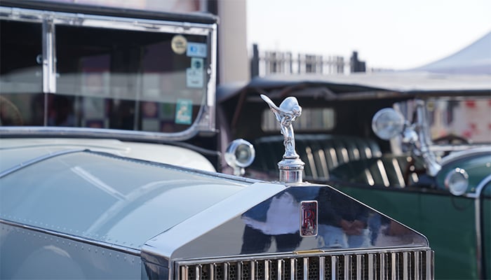 A Rolls Roycle displayed at Pakwheels AutoShow in Karachi, on December 25, 2024. — Gadinsider via Syed Taha Nawaz