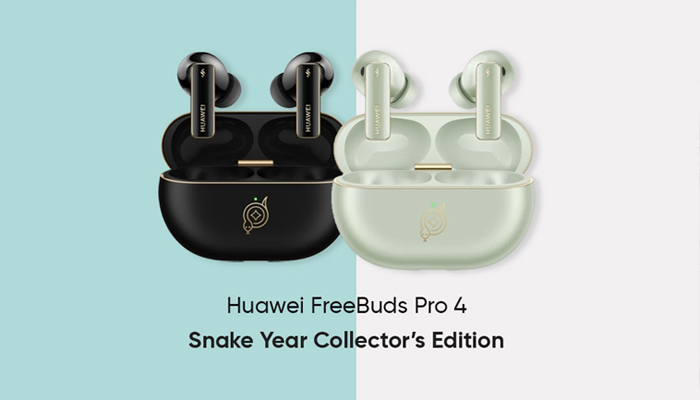 An undated image of Huawei FreeBuds Pro 4 Collector’s Edition. — Huwaei
