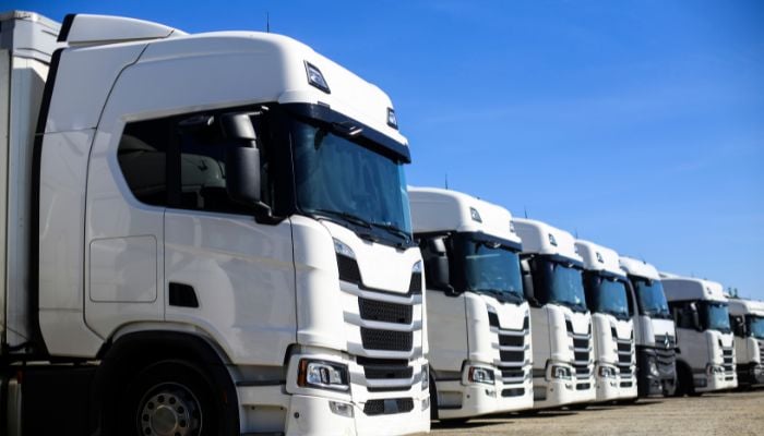 An undated image of electric trucks. — Canva