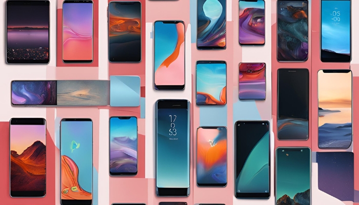 An AI-generated image of different smartphones. — Canva