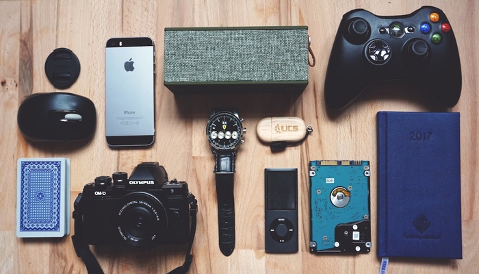 An undated image displaying various gadgets. — Pexels