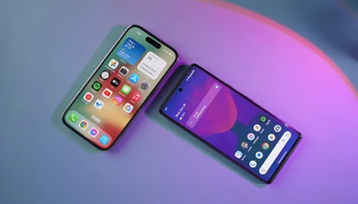 An undated image of Android and iPhone. — Shutterstock