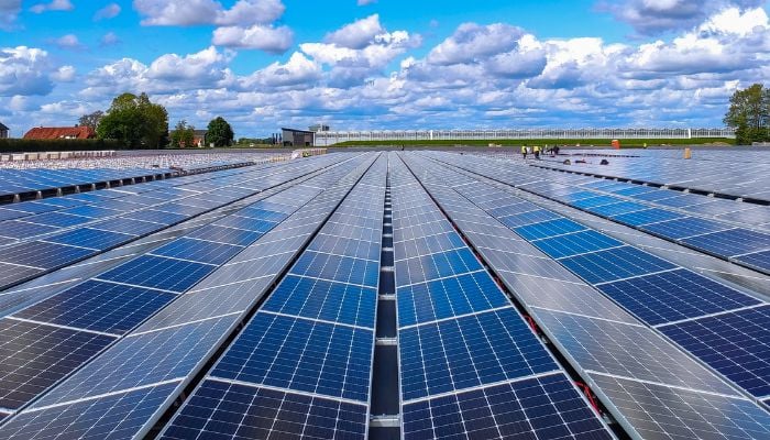 An undated image of solar panels. — Canva