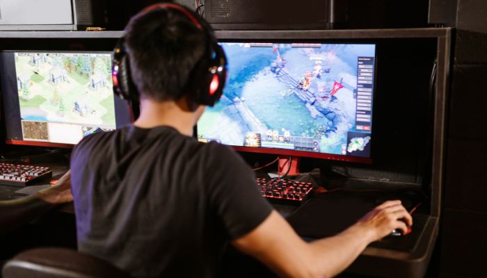 An undated image of a person playing a game. — Canva