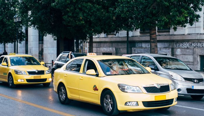 An undated image of e taxi. — Canva