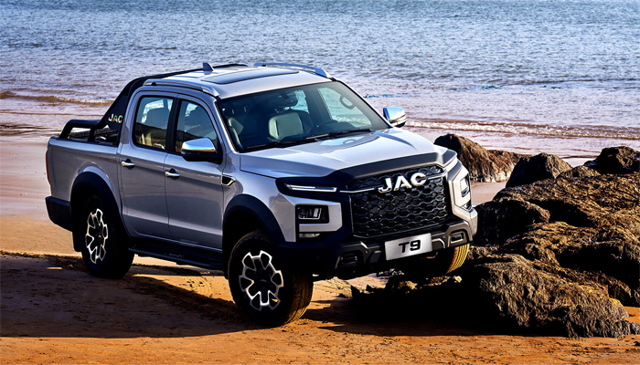 An undated image of JAC T9 double-cabin pickup. — JAC Motors
