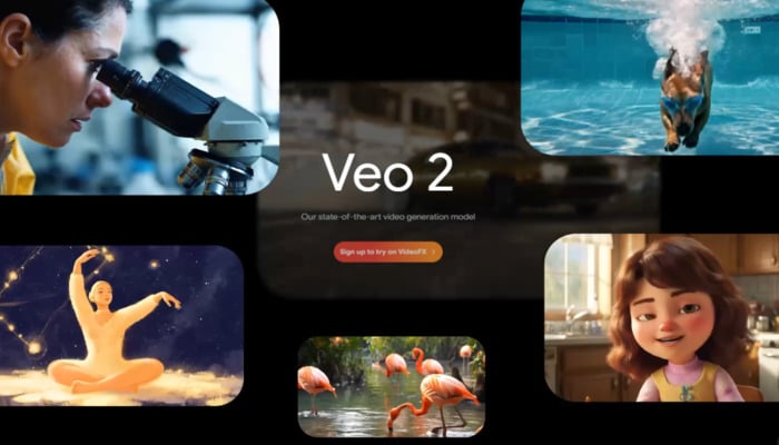A screengrab of Veo 2 by Google interface. — Veo 2 by Google