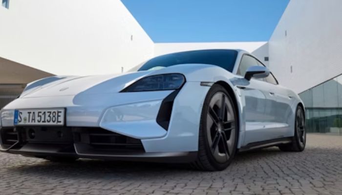 An undated image of Porsche Taycan. — Porsche