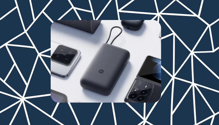An undated image of Xiaomi power bank 20,000 22.5W. — Xiaomi/ Canva