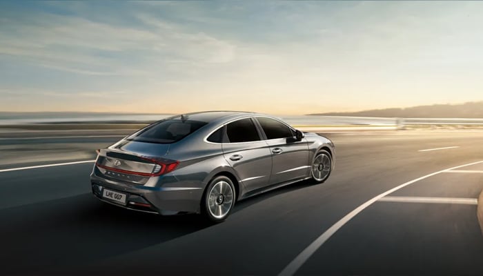 An undated image of Hyundai Sonata. — Hyundai Nishat Motor (Pvt.) Ltd