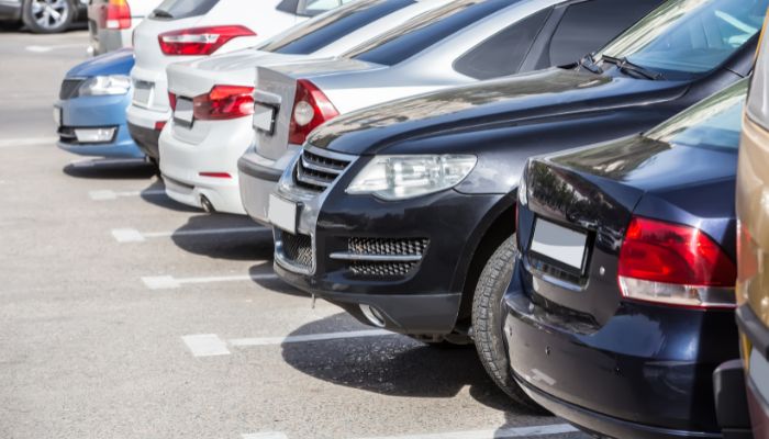 An undated of parked cars. — Canva