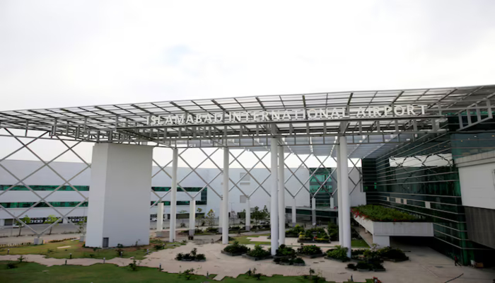 A general view of Islamabad International Airport building during a media tour ahead of its official opening, Pakistan April 18, 2018. — Reuters