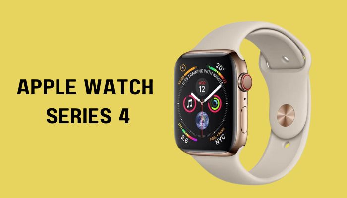 An undated image of Apple Watch Series 4. — Apple/Canva