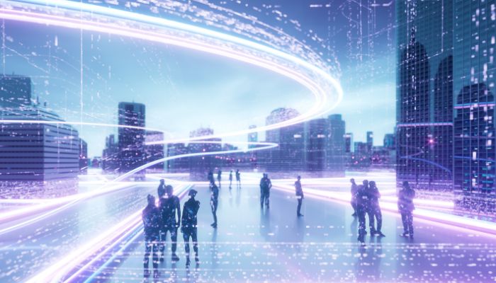 A representational image of a digital city. — Canva