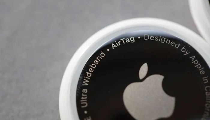 An undated image of Apple AirTag. — Depositphotos