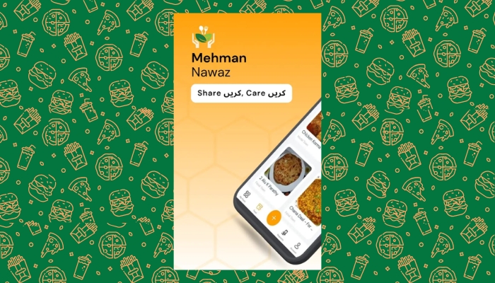 A screenshot of Mehman Nawaz app. — Screengrab/ Google Play Store/ Canva