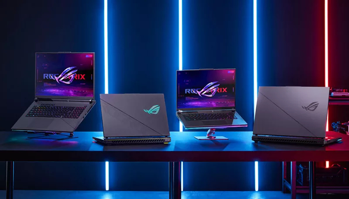 An undated image of Asus ROG Strix Scar 16 and 18. — Asus