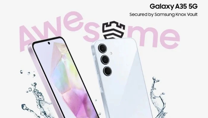 An undated image of Samsung Galaxy A35 5G. — Samsung