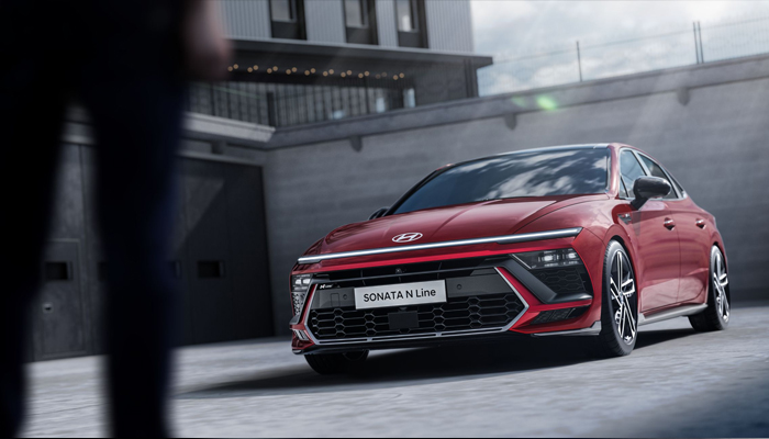 An undated image of Hyundai Sonata N Line. — Hyundai