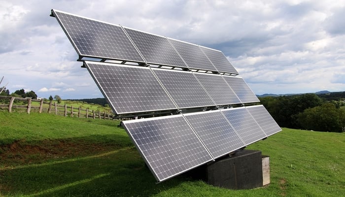 An undated image of solar panels. — Pixabay