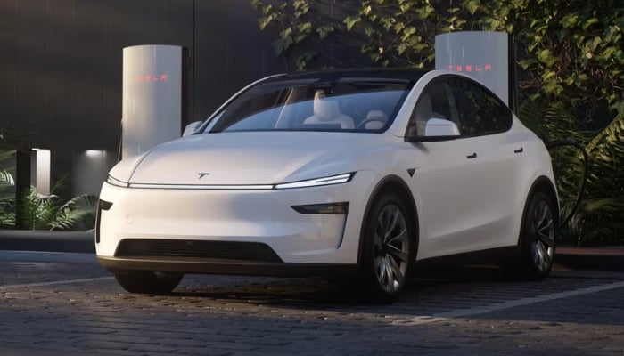 An undated image of Tesla 2025 Model Y Juniper. — Tesla