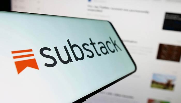 An undated image of Substack. — Getty Images