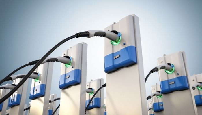 An undated image of EV charging stations. — Canva