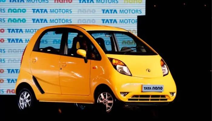 An undated image of Tata Nano EV. — Depositphotos
