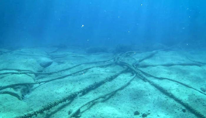 An undated image of network of undersea communication cables. — iStock