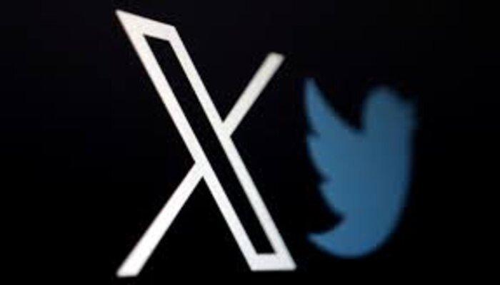 The logo of X (formerly Twitter) is seen alongside the former logo in this illustration taken, July 24, 2023. — Reuters