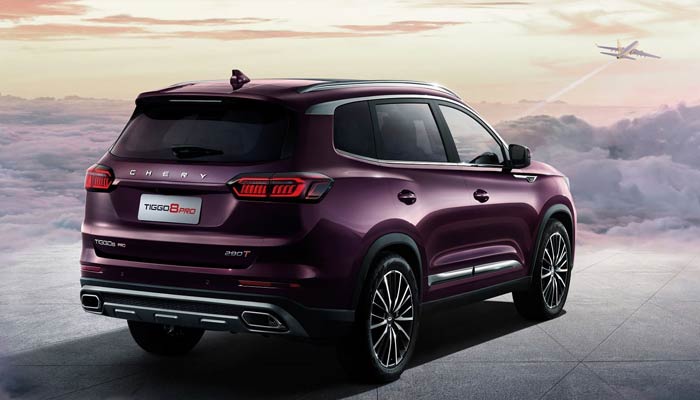 An undated image of Chery Tiggo 8 Pro. — Chery.pk