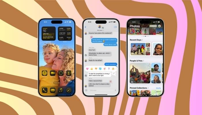 An undated iamge of iOS 18. — Apple/ Canva