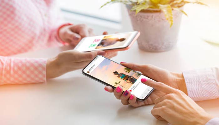 An undated image of Instagram interface. — iStock