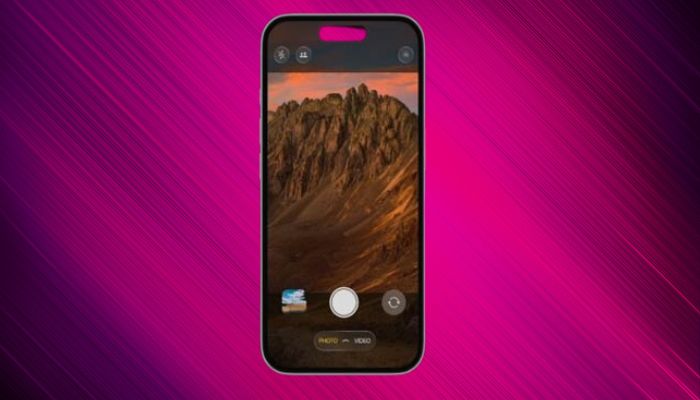 An undated image showing Camera app to be in iOS 19. — Front Page Tech