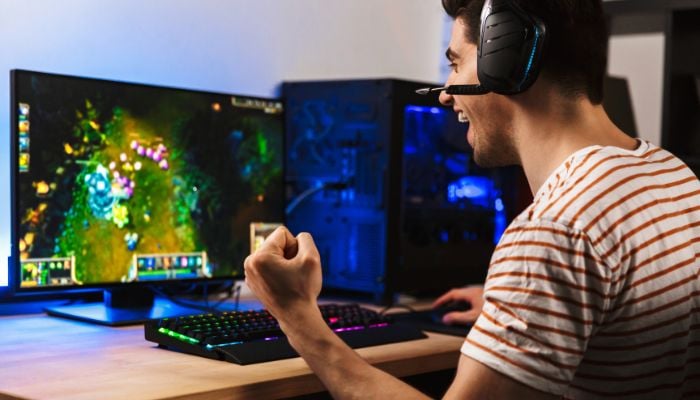 An undated image of a person playing video game. — Canva