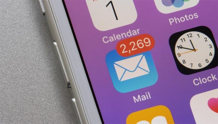 An undated image of Apple Mail app. — Shutterstock