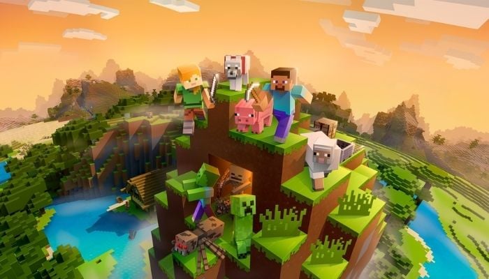 An in-game image of Minecraft game. — Minecraft