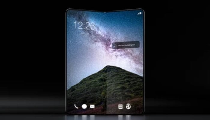 An undated image of a foldable phone. — Shutterstock
