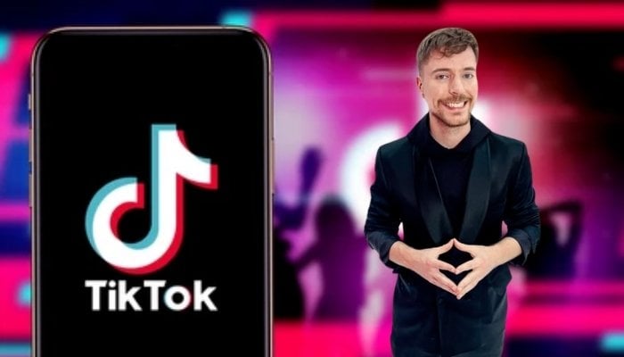 An undated image featuring the TikTok logo alongside MrBeast. — Shutterstock/ Screenshot/ @MrBeast/Instagram/ Canva